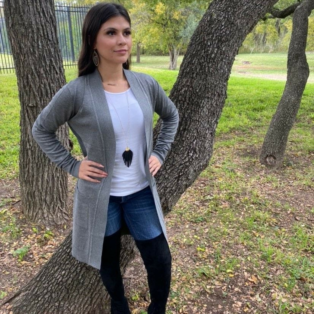 Grey Cardigan - Picture 2 of 2